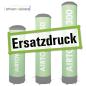 Preview: Ein Ersatzdruck für Ihre aufblasbare Airtower Werbesäule. Mit einer Höhe von 200, 250 und 300 cm und einem Durchmesser von 60 cm.