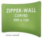 Preview: ZIPPER-Wall Curved Ersatzdruck 300 x 150 cm