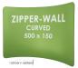 Preview: ZIPPER-Wall Curved Ersatzdruck 500 x 150 cm
