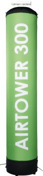 Preview: Ersatzdruck für eine Airtower Werbesäule mit 300 cm Höhe und 60 cm Durchmesser.