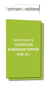 Ersatzdrucke für Kundenstopper Outdoor