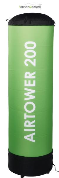 Ersatzdruck für eine Airtower Werbesäule mit 200 cm Höhe und 60 cm Durchmesser.