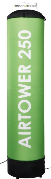 Ersatzdruck für eine Airtower Werbesäule mit 250 cm Höhe und 60 cm Durchmesser.