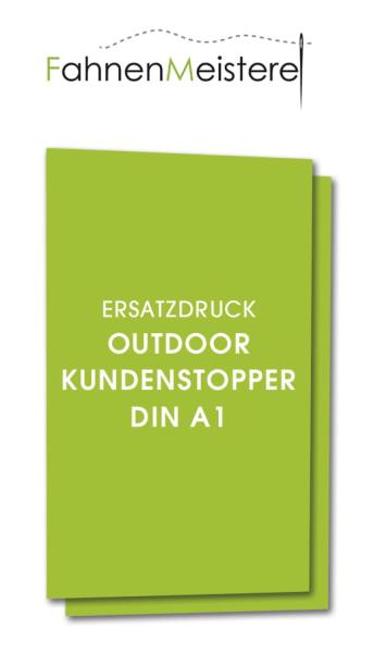 Ersatzdrucke für Kundenstopper Outdoor