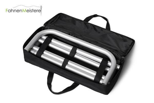 ZIPPER-Wall Taschen 60er im offenen Zustand. Verstärkt mit Innenfutter aus dem Lieferumfang des Komplettsystems