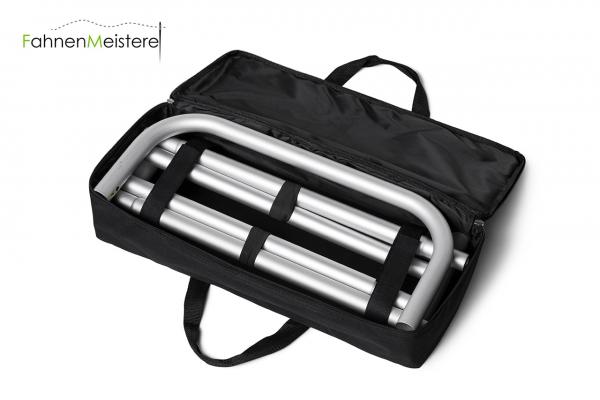 ZIPPER-Wall Taschen 60er im offenen Zustand. Verstärkt mit Innenfutter aus dem Lieferumfang des Komplettsystems