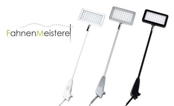 LED-Strahler der ZIPPER-Wall (Arch, Curved, Straight & Moon Modelle). LED Beleuchtung für den Messeaufsteller in weiss, schwarz oder silber - 50 Watt.
