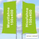 Mast-/ Hissfahnen | Fahnendruck 150 x 400 cm